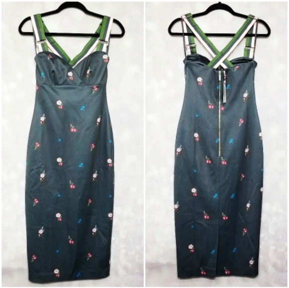 🚫SOLD🚫NWT TED BAKER MIDI DRESS - Picture 2 of 6
